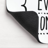 Geniet van elk moment muismat (Hoek)