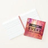 Geniet van elk moment notitieboek (Binnen)