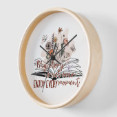 Geniet van elk moment, positieve boodschap (Hoek)