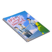 Geniet van elk moment - Schattige Anime School Not Notitieboek (Rechterzijde)