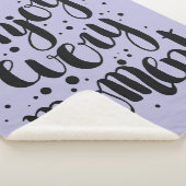 Geniet van elk moment sherpa deken (3/4)