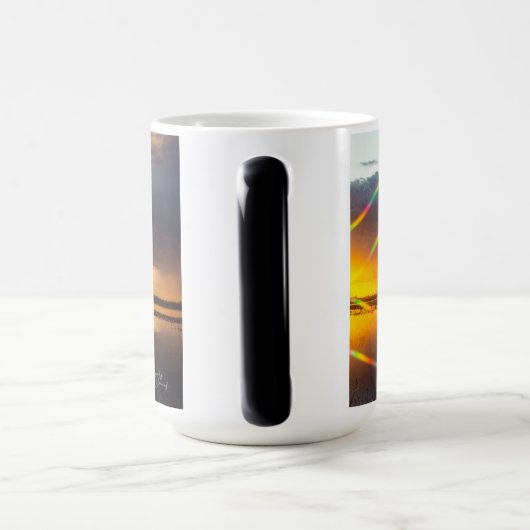Geniet van elke Mok voor 'Sunset Morphing Coffee' (Handvat)