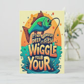 Geniet van elke wiggle kaart (Staand voorkant)