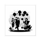 Geniet van familieonderdeel  zelfinktende stempel (Design)