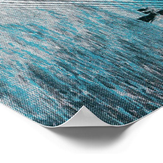 Geniet van golven bij Ocean BeachLong Beach, CA Poster (Hoek)