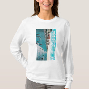 Geniet van golven bij Ocean BeachLong Beach, CA T-shirt