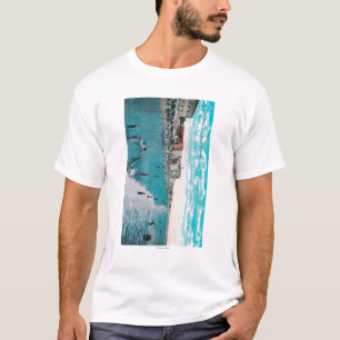 Geniet van golven bij Ocean BeachLong Beach, CA T-shirt