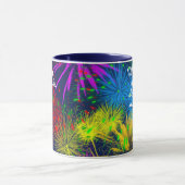 Geniet van grappig aanpasbaar vuurwerk mok (Midden)