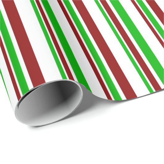 Geniet van groene, witte, rode kerstinstraling cadeaupapier (Rol Hoek)