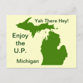 Geniet van het Amerikaanse Michigan met Da Yoopers Briefkaart (Voorkant)
