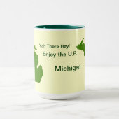 Geniet van het Amerikaanse Michigan met Da Yoopers Mok (Midden)