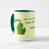 Geniet van het Amerikaanse Michigan met Da Yoopers Mok (Voorkant links)
