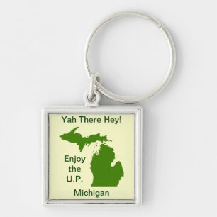 Geniet van het Amerikaanse Michigan met Da Yoopers Sleutelhanger