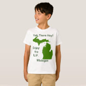 Geniet van het Amerikaanse Michigan met Da Yoopers T-shirt (Voorkant volledig)