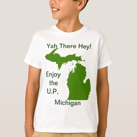 Geniet van het Amerikaanse Michigan met Da Yoopers T-shirt (Voorkant)
