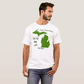 Geniet van het Amerikaanse Michigan met Da Yoopers T-shirt (Voorkant volledig)