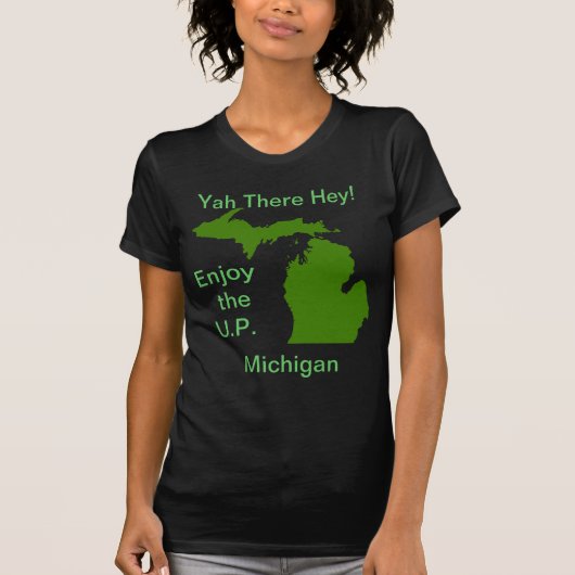 Geniet van het Amerikaanse Michigan met Da Yoopers T-shirt (Voorkant)