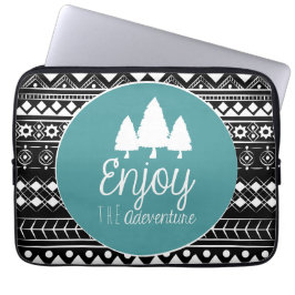 Geniet van het avontuur Boho Laptop Sleeve