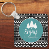 Geniet van het avontuur Boho Sleutelhanger (Voorkant)
