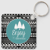 Geniet van het avontuur Boho Sleutelhanger (Achterkant)
