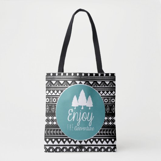 Geniet van het avontuur Boho Tote Bag (Voorkant)