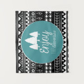 Geniet van het avontuur Boho Wandkleed (Voorkant)