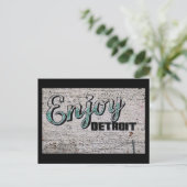 Geniet van het Briefkaart Detroit (Staand voorkant)