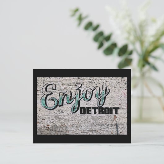 Geniet van het Briefkaart Detroit (Staand voorkant)