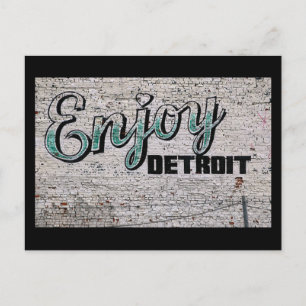 Geniet van het Briefkaart Detroit