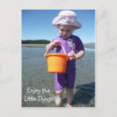 Geniet van het Briefkaart Kleine dingen (Voorkant)