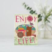 Geniet van het Briefkaart van de RV-trailer met ee (Staand voorkant)