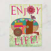 Geniet van het Briefkaart van de RV-trailer met ee (Voorkant)