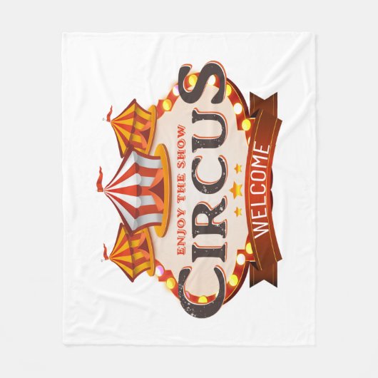 Geniet van het circuscadeau fleece deken (Voorkant)