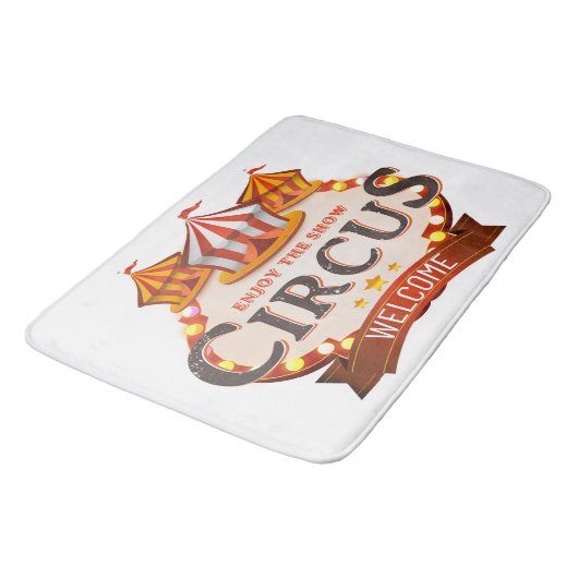 Geniet van het circuscadeaubadmat badmat (Gekanteld)