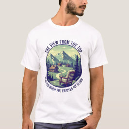 Geniet van het Climb Mountain Lifestyle Comfort T- T-shirt