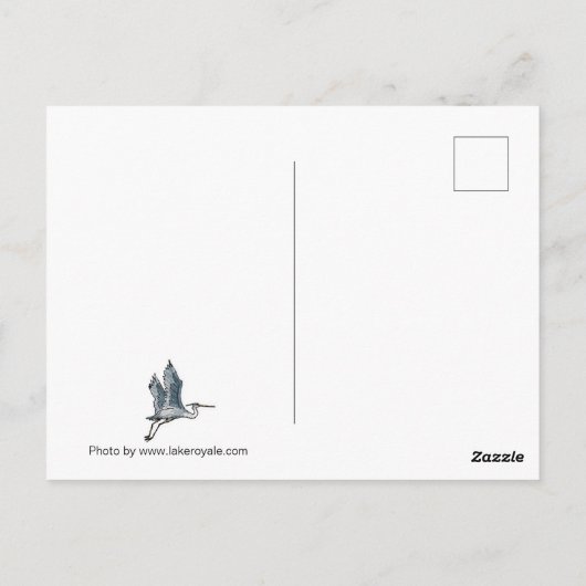 Geniet van het Day Lake Briefkaart (Achterkant)