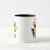 Geniet van het drinken van authentieke koffie mok (Midden)