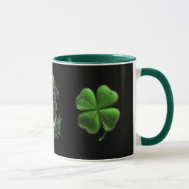 "Geniet van het geluk met onze St. Patrick's Pug-M Mok