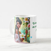 Geniet van het geluk van elke dag. koffiemok (Voorkant links)