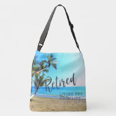 Geniet van het goede leven. crossbody tas (Achterkant)