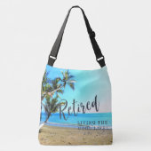 Geniet van het goede leven. crossbody tas (Voorkant)