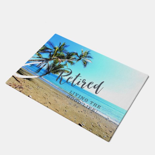 Geniet van het goede leven. deurmat (Schuin)