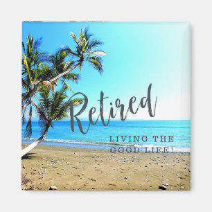 Geniet van het goede leven. magneet