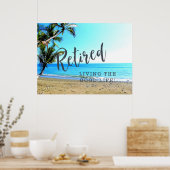 Geniet van het goede leven. poster (Keuken)