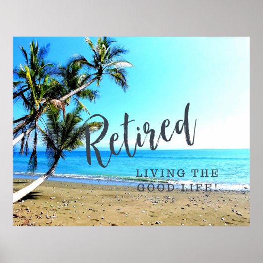 Geniet van het goede leven. poster (Voorkant)