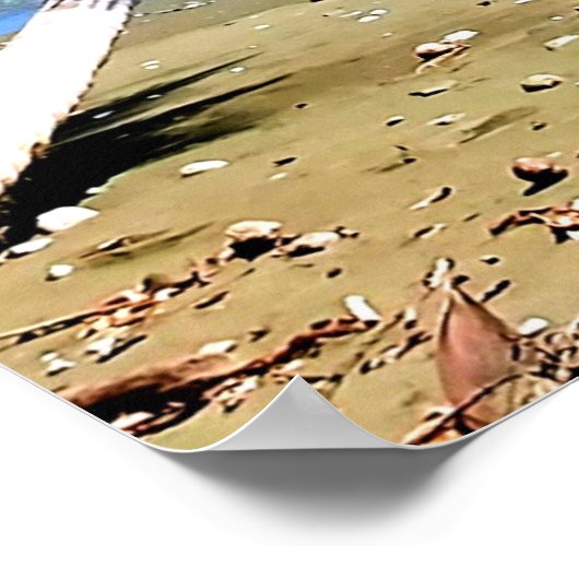 Geniet van het goede leven. poster (Hoek)