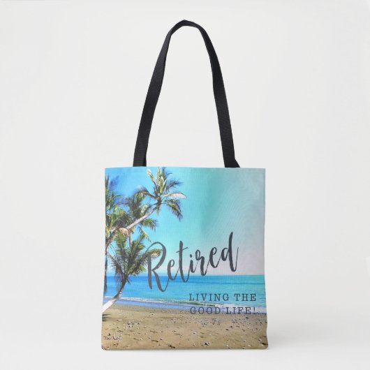 Geniet van het goede leven. tote bag (Voorkant)