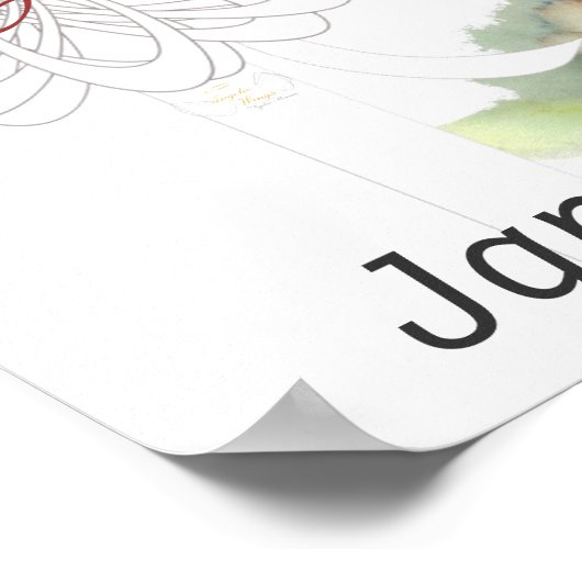 Geniet van het grootste cadeau-Poster-Aanpasbaar Poster (Hoek)