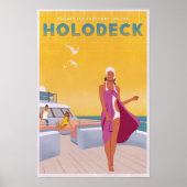 Geniet van het holodek poster (Voorkant)