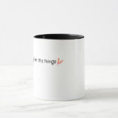 Geniet van het kleine ding citaat mok (Midden)